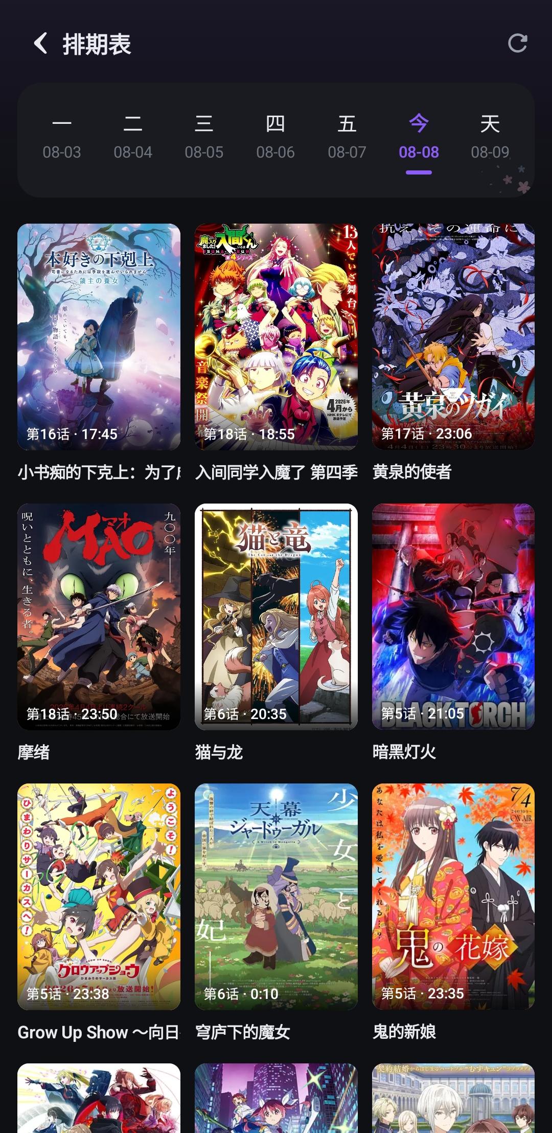 分类浏览界面